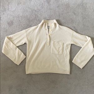 Everlane cream cashmere sweater